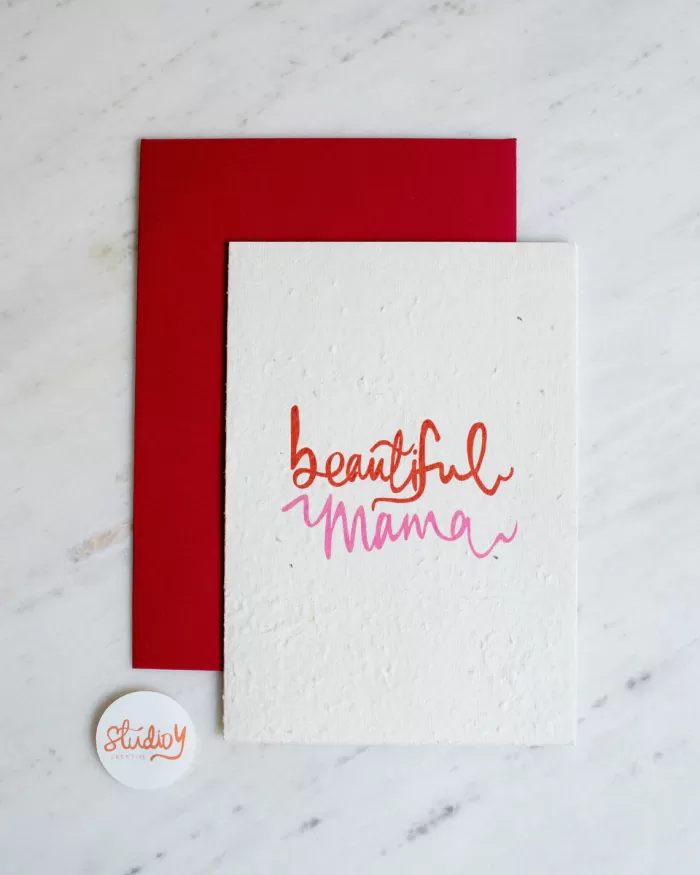 Clearance Studio Y Creative Beautiful Mama Card