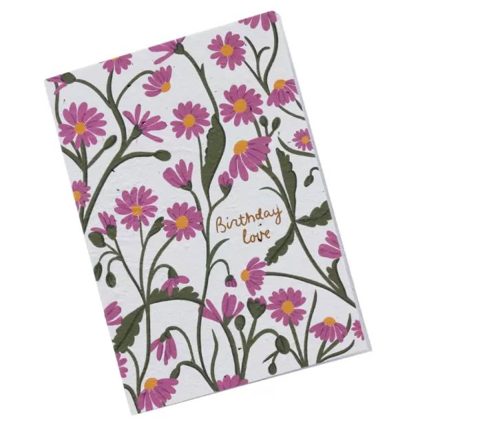 New Hello Petal Birthday Love Plantable Card