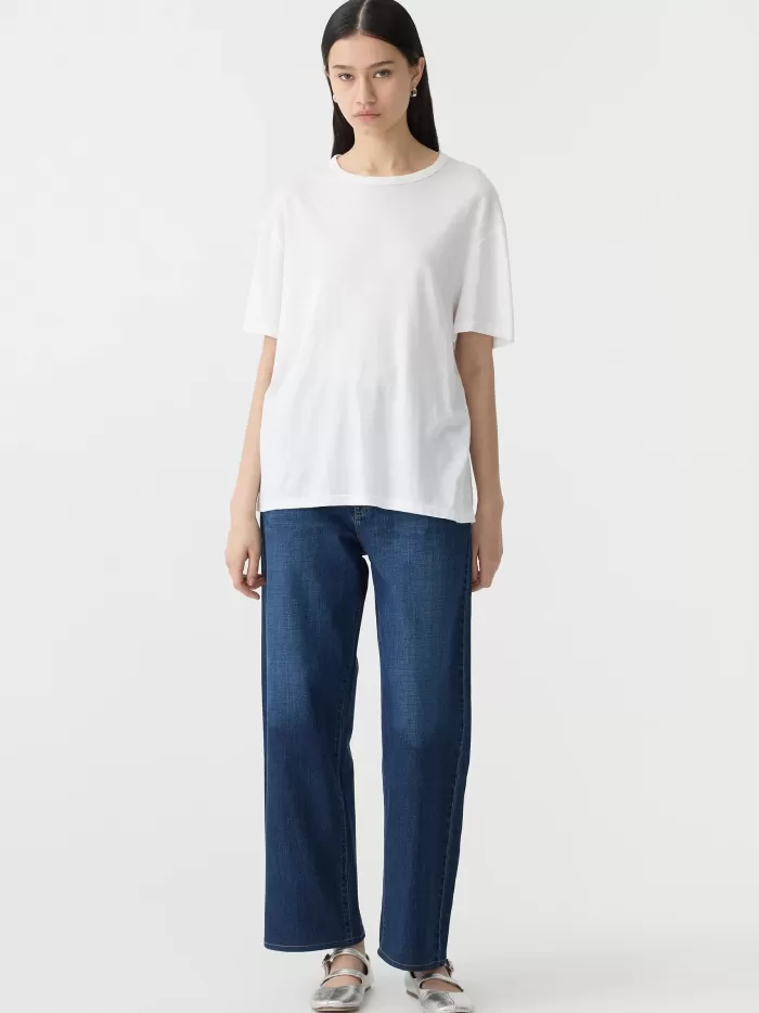 New Bassike Boyfriend Heritage S/S T.Shirt - White