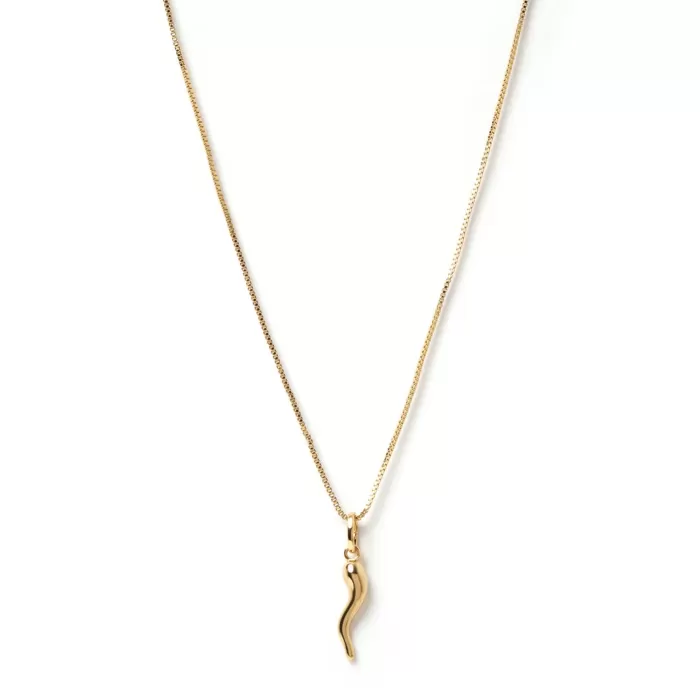 Sale Arms of Eve Cornicello Gold Charm Necklace