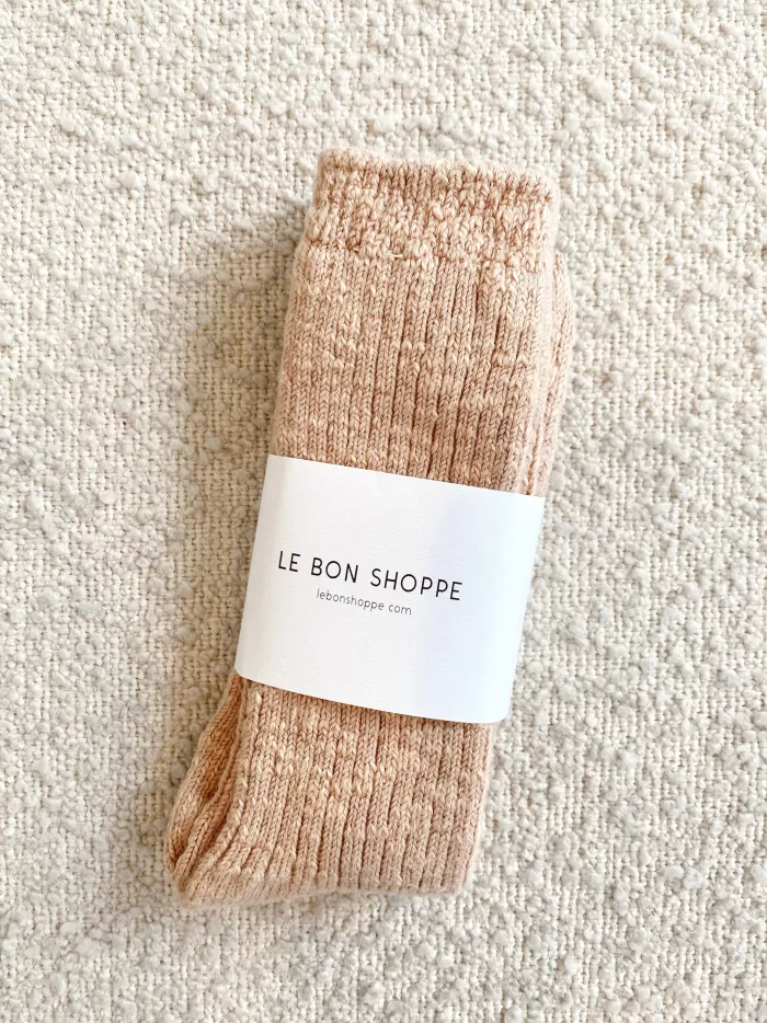 Shop Le Bon Shoppe Cottage Socks - Peachy Keen