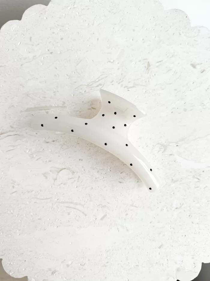 Shop Golden Tribe Crescent Clip - White w/. Black Spot