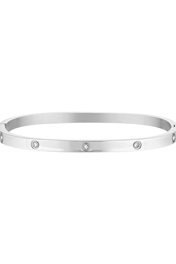 Best Porter Jewellery Dylan Bangle Silver - Celestial Clear