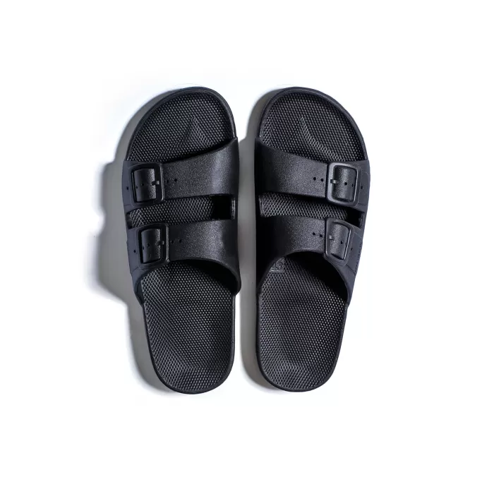 Fashion Freedom Moses Slide - Black