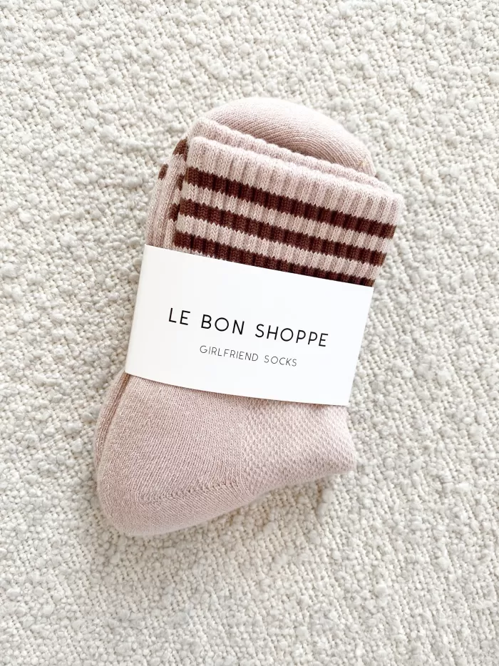 Flash Sale Le Bon Shoppe Girlfriend Socks - Bellini Stripe