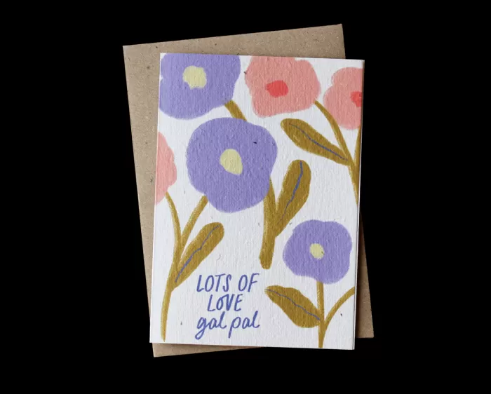 New Hello Petal Lots of Love Blooming Card