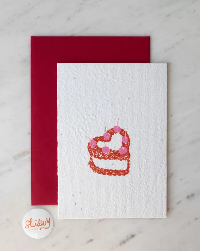 Clearance Studio Y Creative Love Cake Card