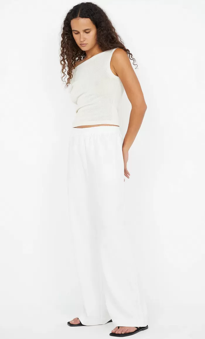 Store Bec + Bridge Ninah Elasticated Pant - White