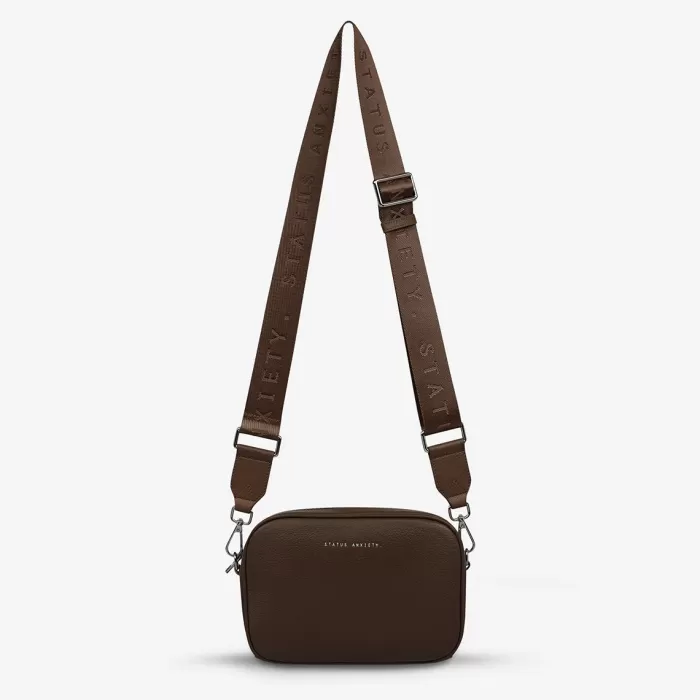 Discount Status Anxiety Plunder with Webbed Strap - Cocoa