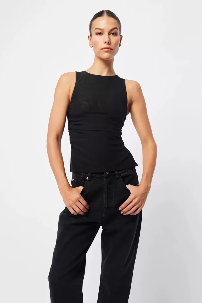 Best Sale Mossman Rebound Top - Black