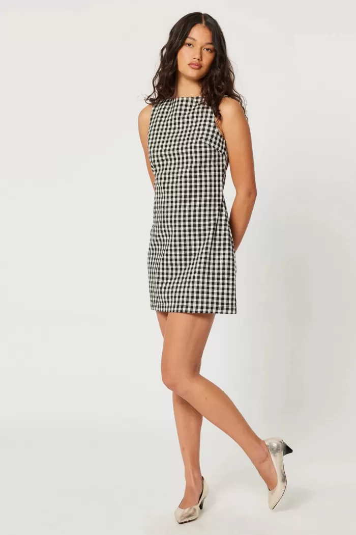 Clearance Rolla's Jeans Shift Dress - Gingham