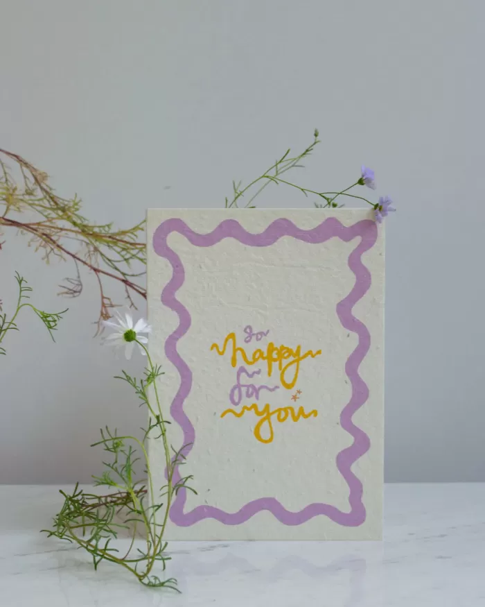 Store Studio Y Creative So Happy For You Card