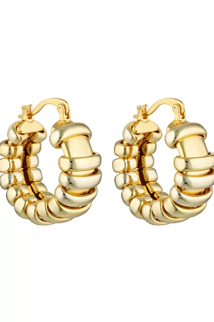 Cheap Porter Jewellery Turtle Hoops - Gold