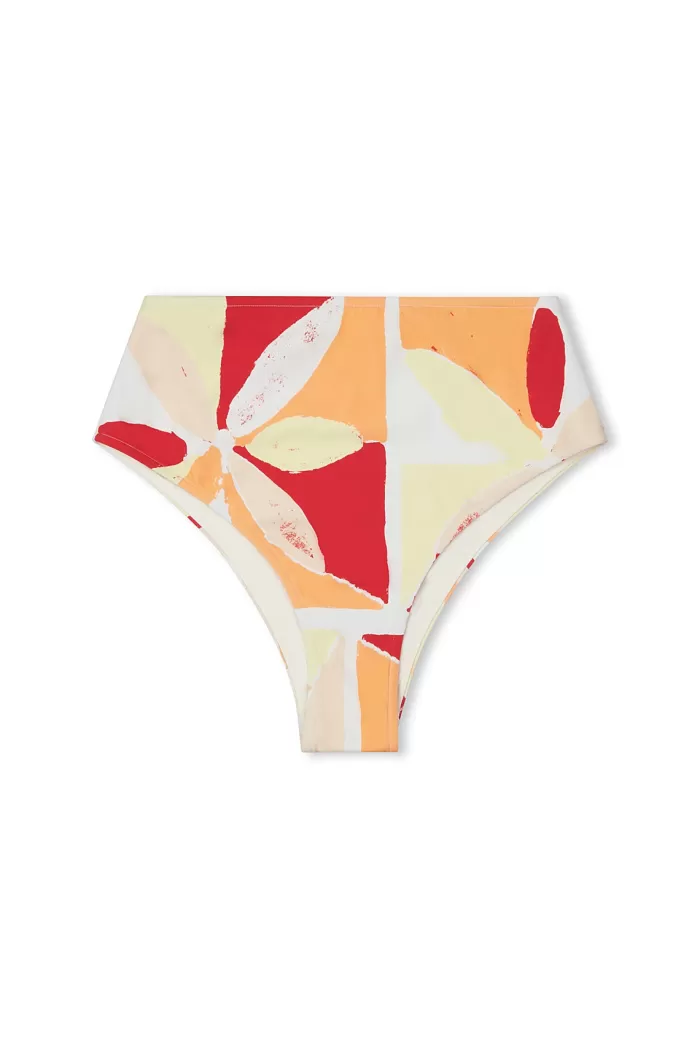 Clearance Zulu and Zephyr Waisted Full Brief - Sunset Tile